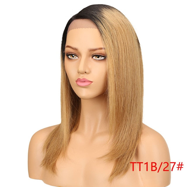 Wig - Sleek Lace Front Human Hair Wig