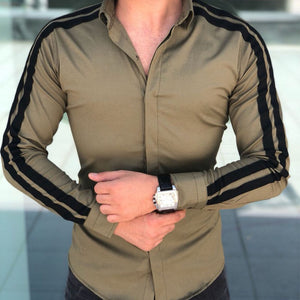 Luxury Stylish Slim Fit Long Sleeve Dress Shirts