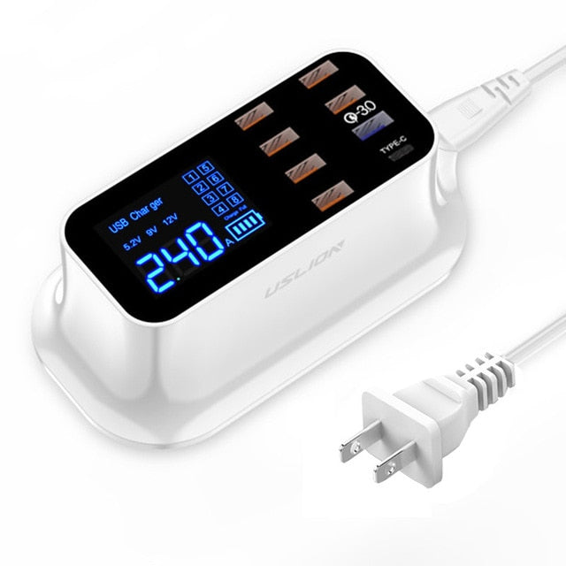 Charger - 8 Port USB Charger HUB