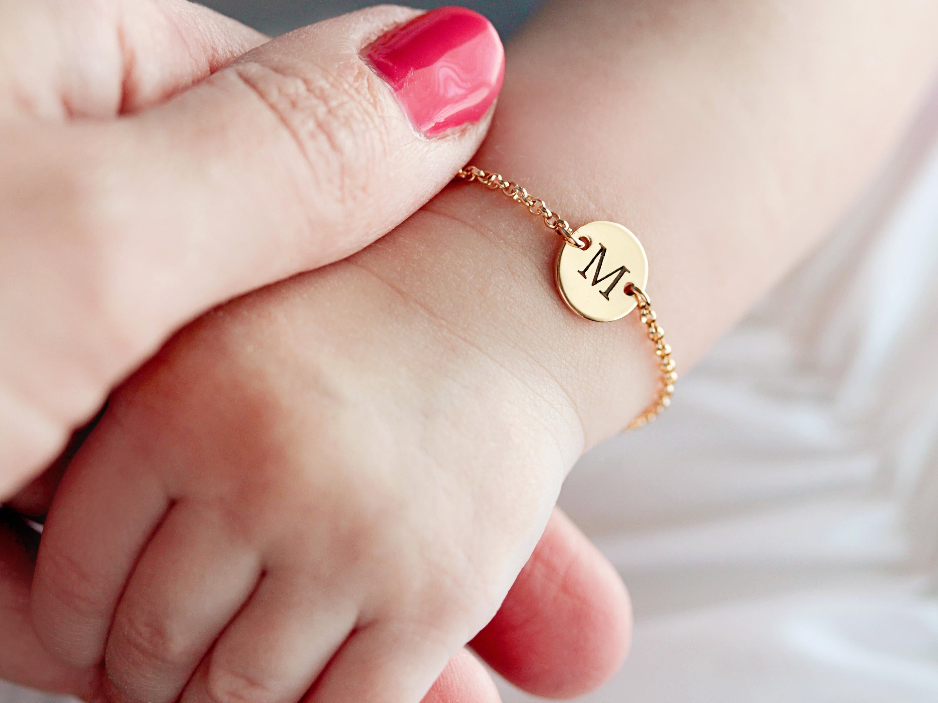 Cursive Initial Bracelet