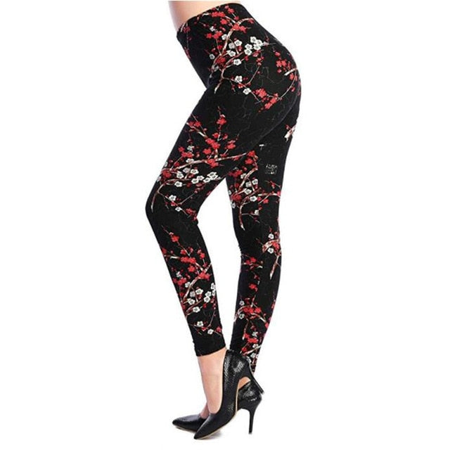 Patterned Print Leggins