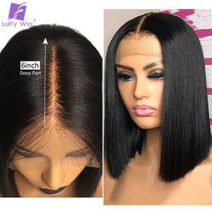 Wig - Bob Wig 13x6 100% Human Hair Lace Front Wigs