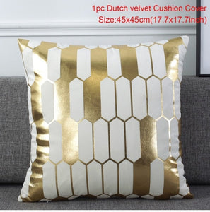 Pillow - Velvet Bronzing  Square Cushion Covers