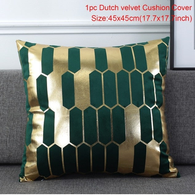 Pillow - Velvet Bronzing  Square Cushion Covers