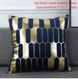 Pillow - Velvet Bronzing  Square Cushion Covers