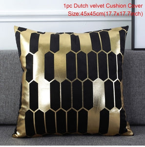 Pillow - Velvet Bronzing  Square Cushion Covers