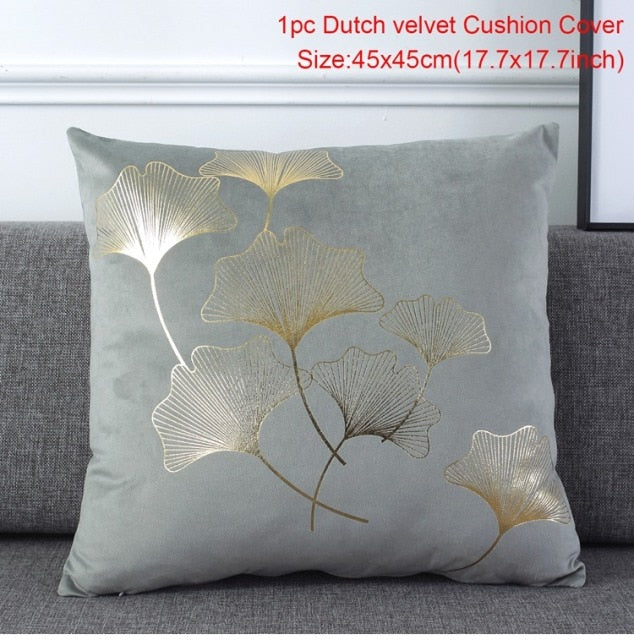 Pillow - Velvet Bronzing  Square Cushion Covers