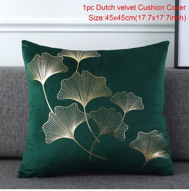 Pillow - Velvet Bronzing  Square Cushion Covers