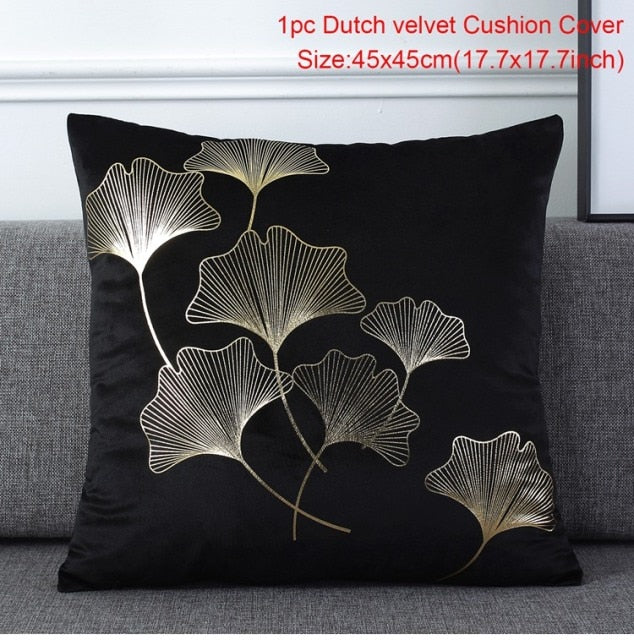 Pillow - Velvet Bronzing  Square Cushion Covers