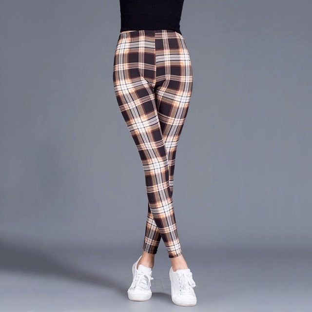 Patterned Print Leggins