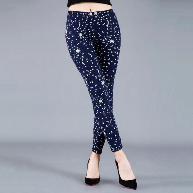 Patterned Print Leggins