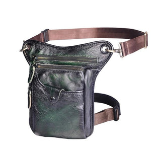 Genuine Leather Men Design Casual Brown Classic Shoulder Sling Bag