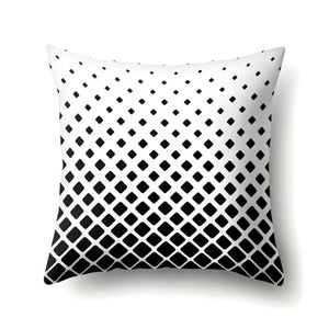 Pillow - Brief Black White Geometric Pillowcase