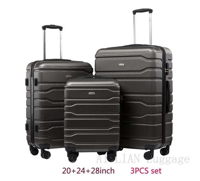 Luggage - 3PCS set 20''24/28 inch Rolling luggage set