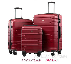 Luggage - 3PCS set 20''24/28 inch Rolling luggage set