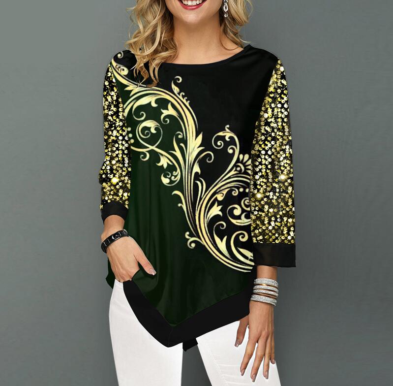 Elegant  Print Loose Shirts