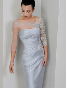 Silver Grey Mother of the Bride Dress