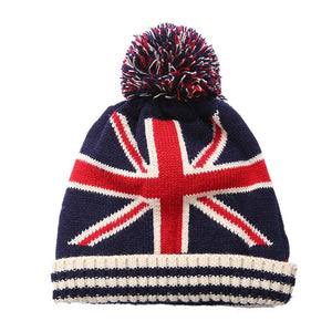 Pom Poms ball Knitted Cap