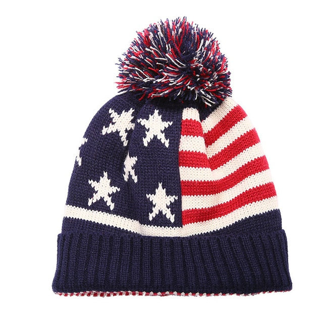 Pom Poms ball Knitted Cap