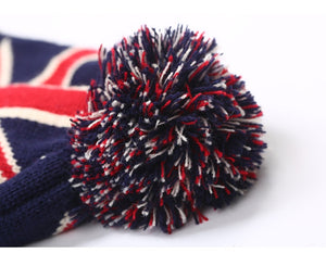 Pom Poms ball Knitted Cap