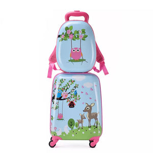 Cartoon trolley suitcase