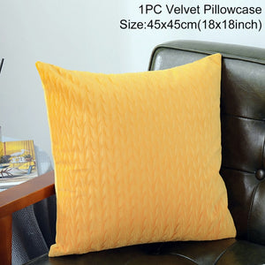 Pillow - Velvet Bronzing  Square Cushion Covers