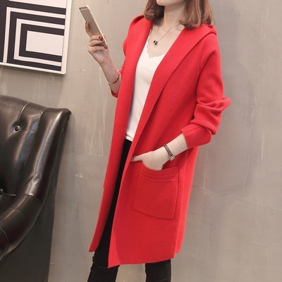 Hooded Cardigan Coat