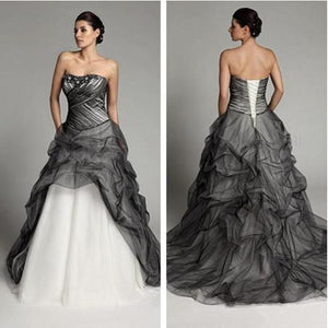 Black and White Wedding Dresses