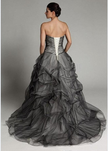 Black and White Wedding Dresses