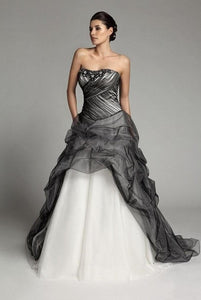 Black and White Wedding Dresses