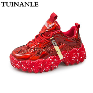 Women Sneakers Sequined Cloth