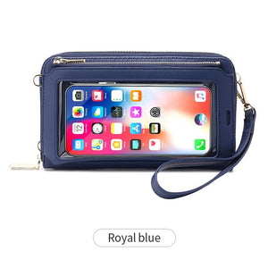 Transparent Window Phone Pocket Designer Bag