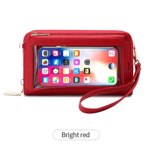 Transparent Window Phone Pocket Designer Bag