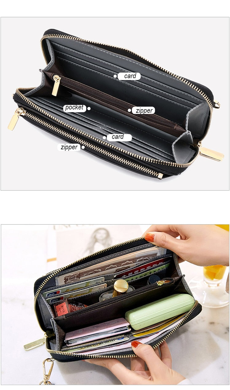 Transparent Window Phone Pocket Designer Bag