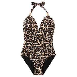 One Piece Solid Bathing Suit