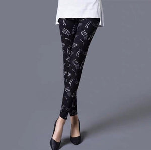 Patterned Print Leggins