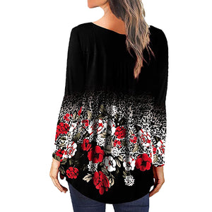 Floral Printed Tunic Shirts