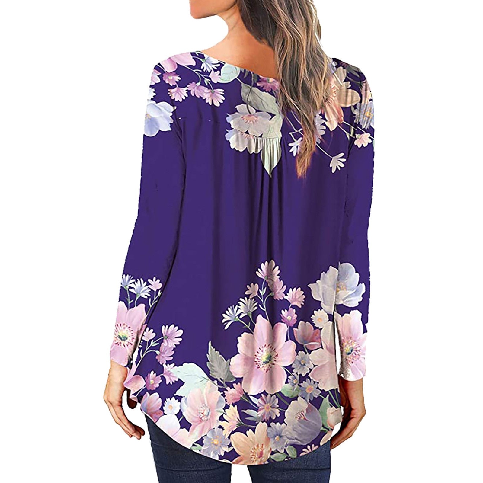 Floral Printed Tunic Shirts