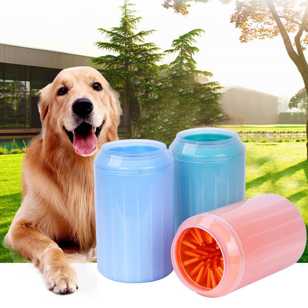 Dog Paw Cleaner - S/M/L Portable Cat Dog Paw Washing Silicone Brush Cup