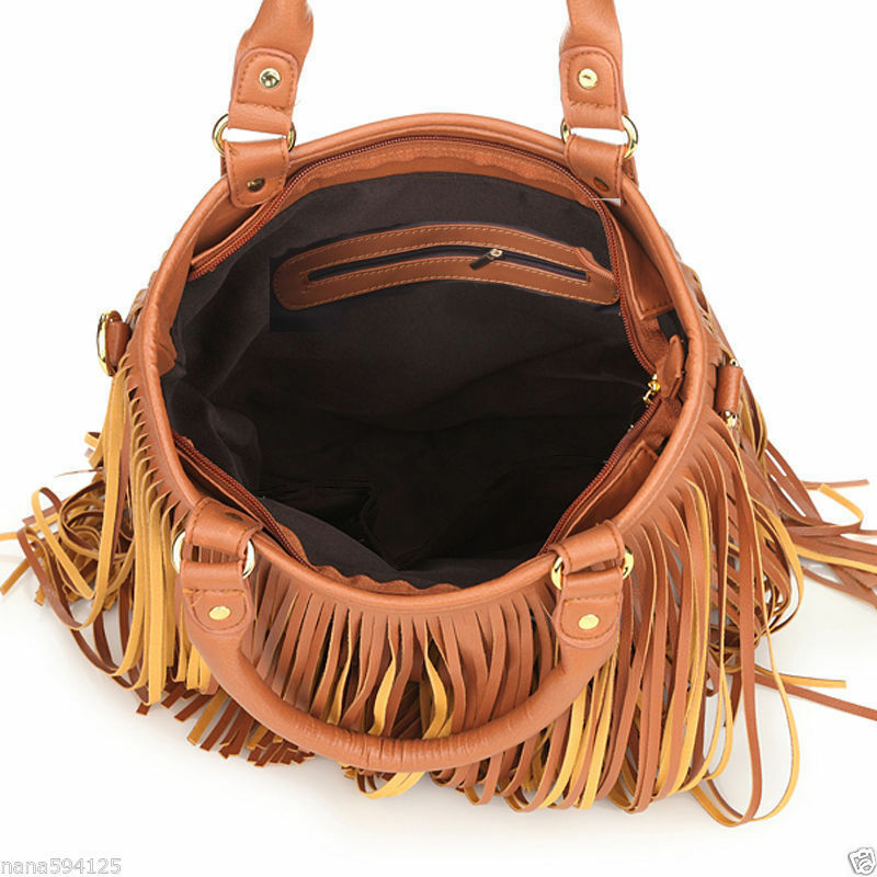 Shoulder bag Solid Tassels