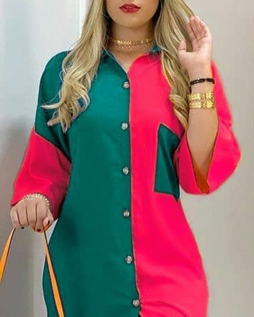 Women Shirt Dress