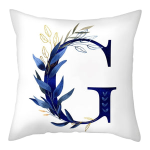 Pillow - Flower Letter Pillow Case