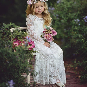 Girl Wedding Girl Lace Long Dress