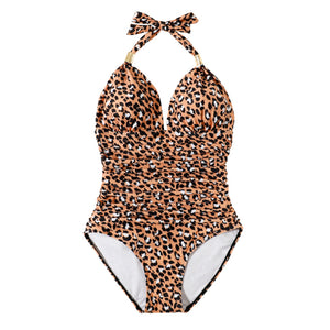 One Piece Solid Bathing Suit