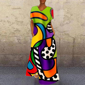 Ladies Elegant Abstract Dresses