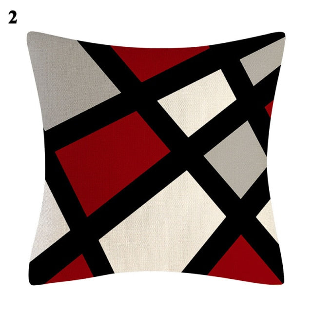 Pillow - Red Series Abstract Cushion Cover