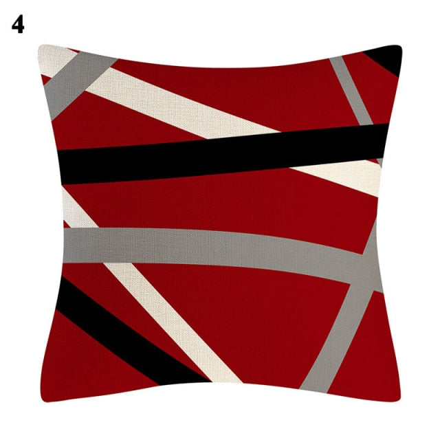 Pillow - Red Series Abstract Cushion Cover