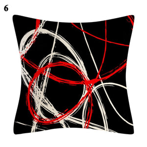 Pillow - Red Series Abstract Cushion Cover