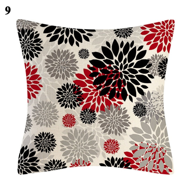 Pillow - Red Series Abstract Cushion Cover