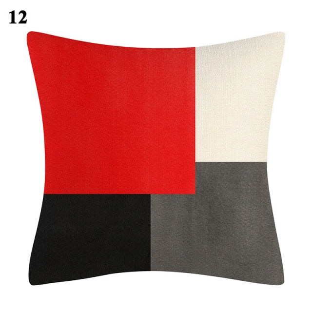 Pillow - Red Series Abstract Cushion Cover